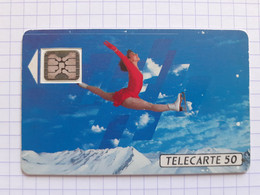 F144A Patineuse 1 50U SC4an 02/91 - Olympic Games