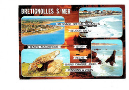 Cpm - Bretignolles Sur Mer - 85 - Multivues Télégramme Dolmen - Bretignolles Sur Mer