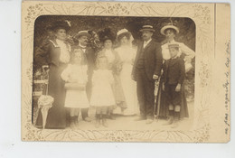 SUISSE - SOLEURE - SOLOTHURN - Belle Carte Photo Portrait D'une Famille Posant à SOLEURE En 1908 - Soleure