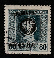 POLOGNE - N°104a Obl  (1919) VARIETE Inscription "POC.." Au Lieu De Poczta - Usados