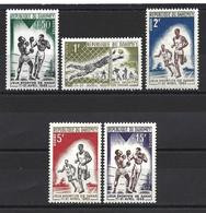 Dahomey 1963 - Mi 213/17 - YT 192/96 ( Dakar Sports Games ) MNH** - Benin – Dahomey (1960-...)