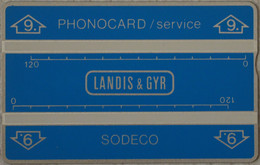 Netherlands - L&G Service Card - Blue Phonocard Sodeco, Str. 9, Cn. 002D - 02.1990, 240Units, Mint - Test & Service