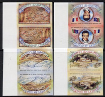Lesotho 1983 French Missionaries Anniversary Set Of 4 In U/m IMPERF Tete-beche Pairs, As SG 550a-53a - Lesotho (1966-...)