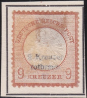Deutsches Reich   .    Michel   .   27   Auf Papier  (2 Scans)     .     O        Gebraucht - Used Stamps