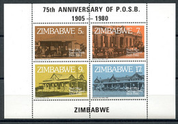 Zimbabwe, 1980, Post Office Savings Bank, MNH, Michel Block 6 - Zimbabwe (1980-...)