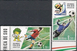 MOLDOVA - COMPLETE SET SOUTH AFRICA'2010 WORLD SOCCER CUP 2010 - MNH - 2010 – South Africa