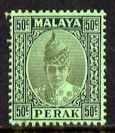 Malaya - Perak 1938-41 Sultan 50c U/m, SG 118 - Malaya (British Military Administration)