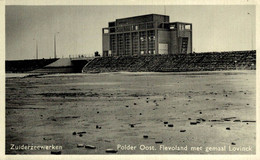 LELYSTAD   ZUIDERZEEWERKEN  POLDER OOST FLEVOLAND MET GEMAAL LOVINCK   FLEVOLAND  HOLLAND HOLANDA NETHERLANDS - Lelystad