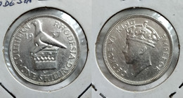 SOUTHERN RHODESIA ONE SHILLING 1937 Km# 11 SILVER (G#08-148) - Rhodesien