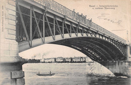 Basel Johanniterbrücke U. Unterer Rheinweg - Basilea