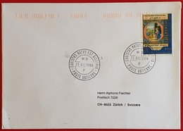 VATICANO VATIKAN VATICAN NATALE CHRISTMAS 1996 TO THE HOLY YEAR 2000 VERSO ANNO SANTO ZURICH SWITZERLAND - Covers & Documents