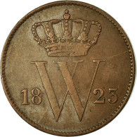 Monnaie, Pays-Bas, William I, Cent, 1823, TTB, Cuivre, KM:47 - 1815-1840 : Willem I