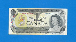 Banconota Da  1  DOLLARO  Del  C A N A D A - Anno  1973 - Kanada