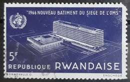 RWANDA 1966 Inauguration Of W.H.O. Headquarters, Geneva. USADO - USED. - Usados