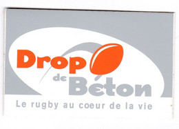 Sticker Autocollant Rugby Drop De Béton - Rugby