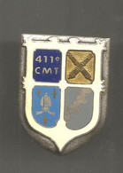 Insigne , Militaria , 411 E COMPAGNIE DU MATERIEL DU TERRITOIRE , Drago Paris G 2374 ,2 Scans , Frais Fr 1.95 E - Landmacht