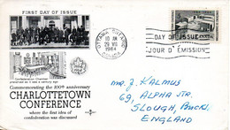 CANADA. N°356 Sur Enveloppe 1er Jour (FDC) De 1964. Conférence De Charlottetown. - 1961-1970