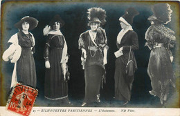 Mode * Carte Photo * Silhouettes Parisiennes * L'automne * Femmes Chapeau - Moda