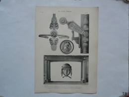 LE STYLE EMPIRE - A PARIS, Chez F. CONTET, EDITEUR D'ART, 101 Rue De Vaugirard 1911 : Pl.11 - Hôtel LANDOUZY - Stampe & Incisioni