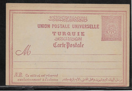 Turquie - Entiers Postaux - Briefe U. Dokumente