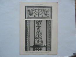 LE STYLE EMPIRE - A PARIS, Chez F. CONTET, EDITEUR D'ART, 101 Rue De Vaugirard 1911 : Pl.6:- Hôtel LANDOUZY - Estampas & Grabados