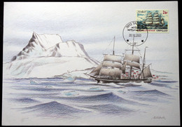 GREENLAND 2003   Ships       Minr.381  Cards     ( Lot 5694) - Cartas & Documentos