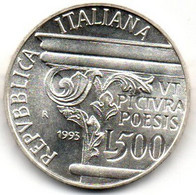 1993 - Italia 500 Lire Orazio - Senza Confezione     ----- - Commémoratives