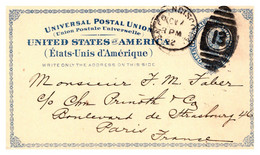 Etats Unis - Entiers Postaux - ...-1900