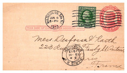 Etats Unis - Entiers Postaux - 1901-20