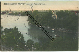 Spree Garten Treptow - Blick Vom Aussichtsturm - Verlag Hans Gerf Berlin - Feldpost - Treptow
