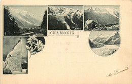 Chamonix * Souvenir De La Commune * Multivues * 1900 - Chamonix-Mont-Blanc