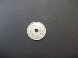 10 Centiem Koper-nikkel Leopold II, Type Michaux 1901 Fr - 10 Cents