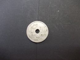 10 Centiem Koper-nikkel Leopold II, Type Michaux 1901 Fr - 10 Centimes
