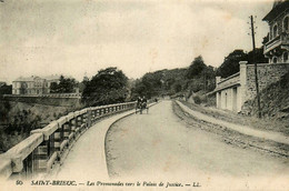 St Brieuc * Les Promenades Vers Le Palais De Justice * Route - Saint-Brieuc