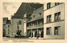 Colmar * Ancienne Douane Et Fontaine Schwendi * Rémouleur Ambulant - Colmar