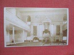 RPPC  Interior Christ Church  Alexandria  Virginia > Alexandria    Ref  4981 - Alexandria