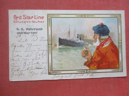 Private Mailing Card  Red Star Line  S.S. Vaderland        Ref  4981 - Steamers