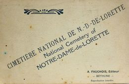 CPA. - FR. - Cimetières Militaires > Dépliant De 4 CP. Du Cimetière National De N-D-DE-LORETTE - TBE - War Cemeteries