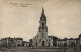CPA THENEZAY Place De L'Eglise (1140996) - Thenezay