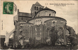 CPA SAINT-JOUIN-de-MARNES Le Chevet De L'Eglise (1141028) - Saint Jouin De Marnes