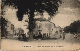CPA L'ABSIE Avenue De La Gare Et De La Mairie (1141441) - L'Absie