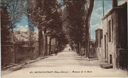 CPA MONCOUTANT Avenue De La Gare (1141443) - Moncoutant