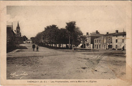 CPA THENEZAY Les Promenades - Vers La Mairie Et L'Eglise (1141448) - Thenezay