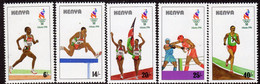 Kenya 1996 Olympic Games, Atlanta II Set Of 5 MNH, SG 702/6 (BA2a) - Kenya (1963-...)