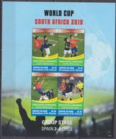 2011	St Vincent Grenadines Union Island	538-541KL	2010 FIFA World Cup In South Africa	7,50 € - 2010 – South Africa