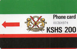 KENYA - K.P.T.C. LOGO 200 UNITS - NO NOTCH  LETTER T - Kenya