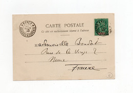 !!! SOUDAN, CPA DE KAYES DE 1903 POUR LA FRANCE - Lettres & Documents