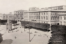 Cartolina - Cagliari - Piazza M. V. Del Carmine - 1952 - Cagliari