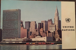 United Nations - Nations Unies - A View Of United Nations Headquarters Looking Across East River - A Circulé En 1967 - Manhattan