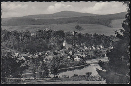 D-37688 Beverungen - Herstelle / Weserbergland - Alte Ortsansicht ( 50er Jahre) - Beverungen